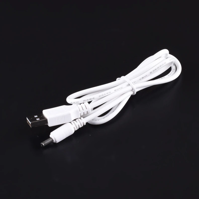 Разъем питания постоянного тока USB преобразует в 3,5*1,35 мм/DC 3,5*1,35 Белый Черный l-образный прямоугольный разъем со шнуром соединительный кабель