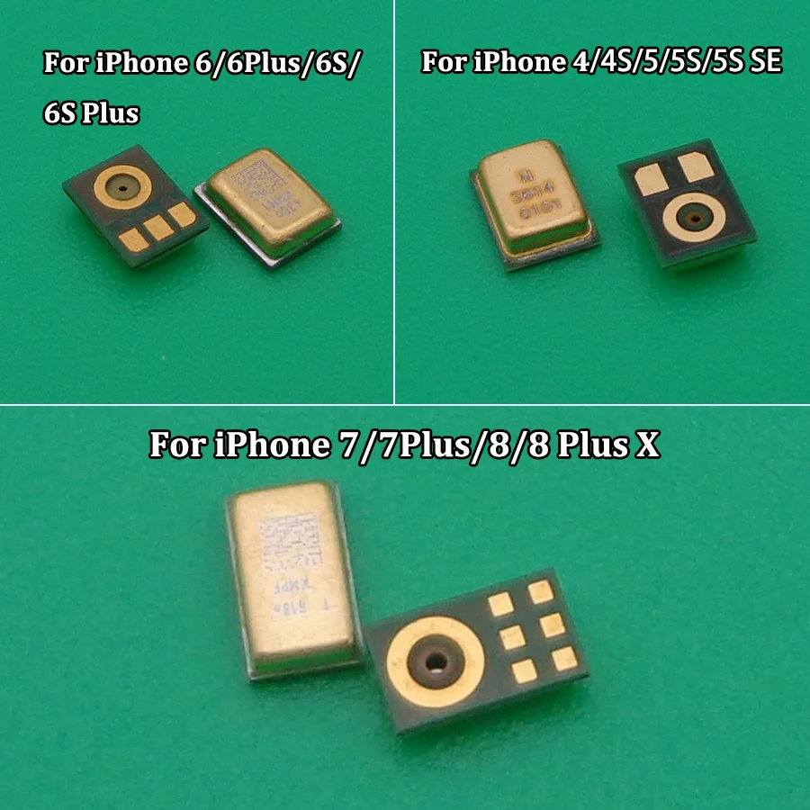 Микрофоны для динамиков внутренние микрофоны запасные части iPhone 4 6 G 6S 7 Plus 8 X 10 |