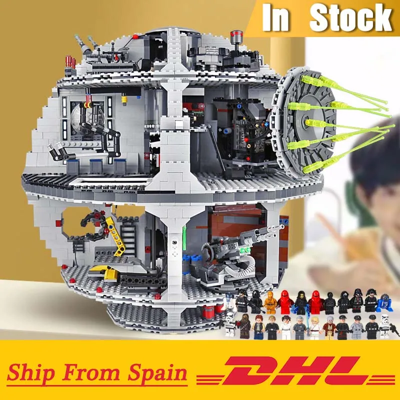 

The Star 05063 Wars UCS Death Star Model Compatible with Legoings 75159 Building Blocks Bricks Educational Kids Gifts