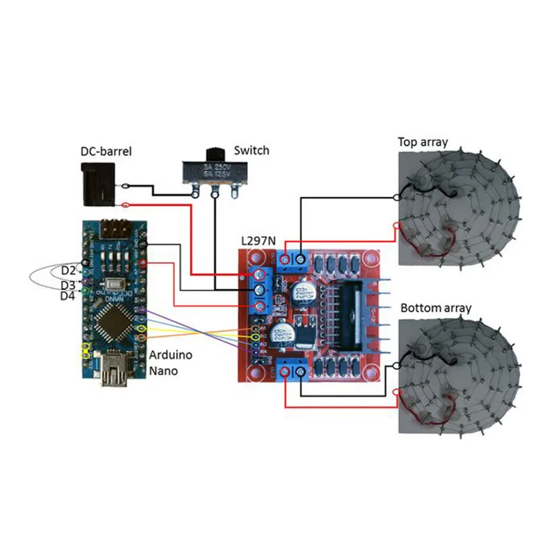 Kit de bricolaje inteligente divertido de TinyLev, levitador acústico impreso en 3D para Arduino Nano