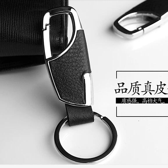 Car-Styling Metal Key Ring Cowhide KeyChain For Acura RLX CL EL CSX ILX MDX NSX RDX RL SLX TL TSX Vigor ZDX | Автомобили и