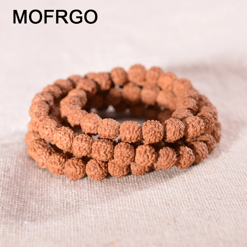 Браслет натуральная рудракша Mala Beads для мужчин и женщин буддийский Розарий
