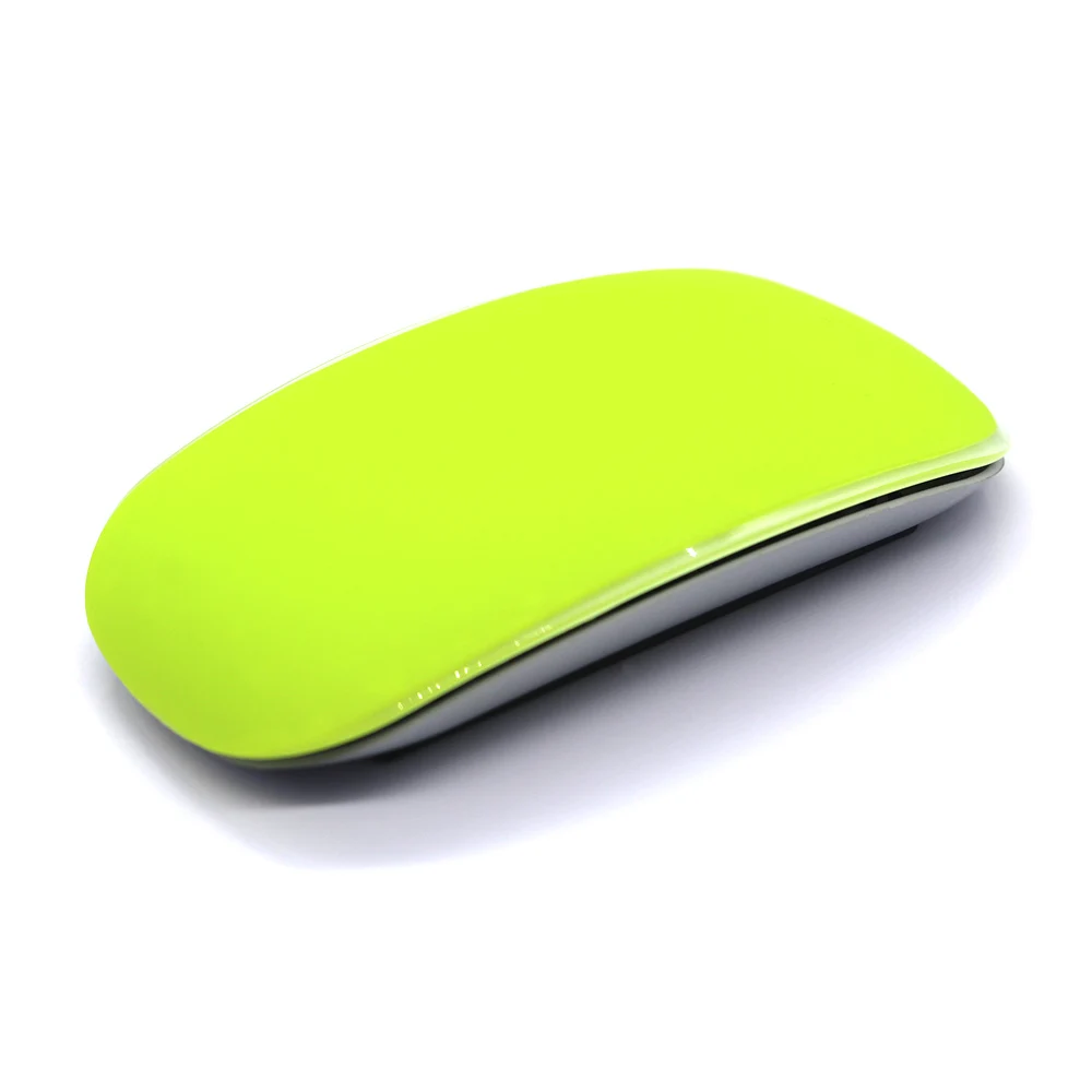 Цветной силиконовый чехол для мыши magic mouse 2, защитная пленка для мыши, Защитная пленка для apple Magic mouse - Цвет: Зеленый