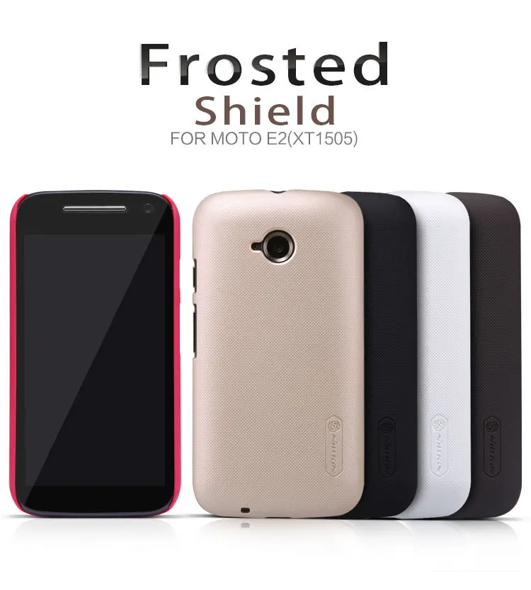 

Nillkin Super Frosted Shield Case Back Cover For Motorola Moto E2 XT1527 XT1511 XT1505 High Quality Case