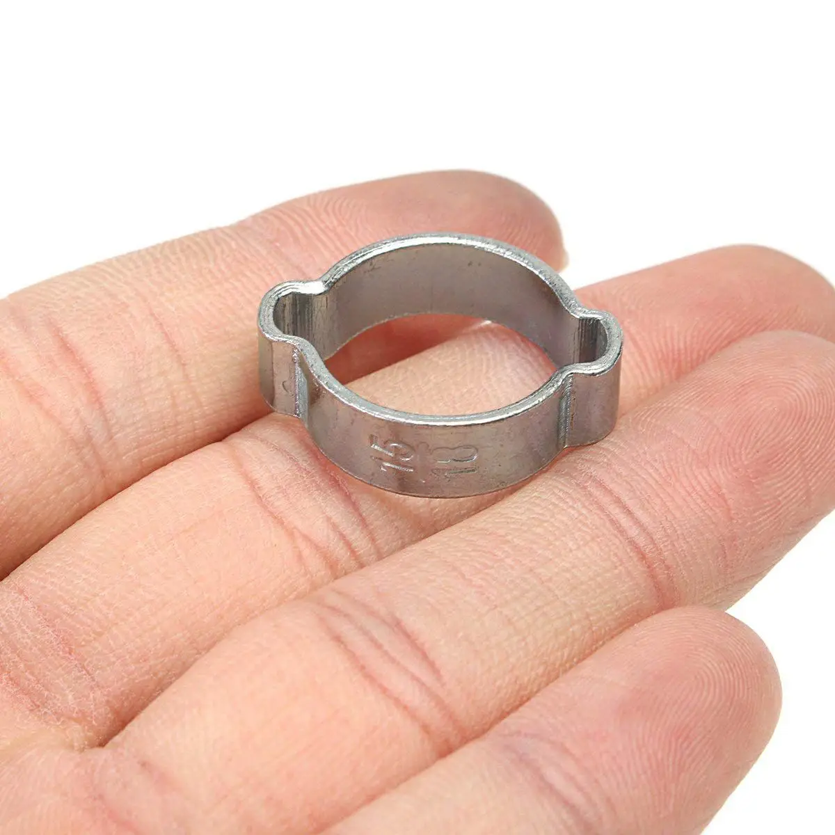 Fuel Pipe Air 25 x Double Ear O Clips Steel Zinc Plated Hydraulic Hose Clamps
