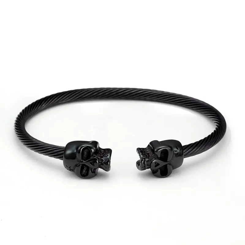 men skull bangles (14)
