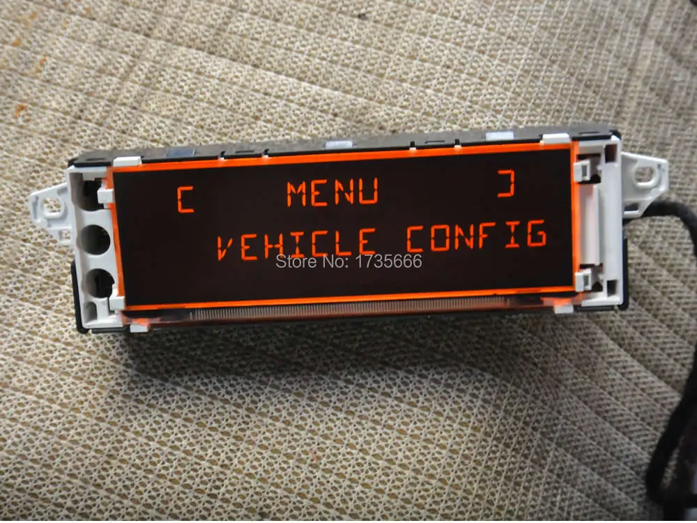 Оригинальный Автомобильный телефон поддержка USB aux дисплей красный монитор для