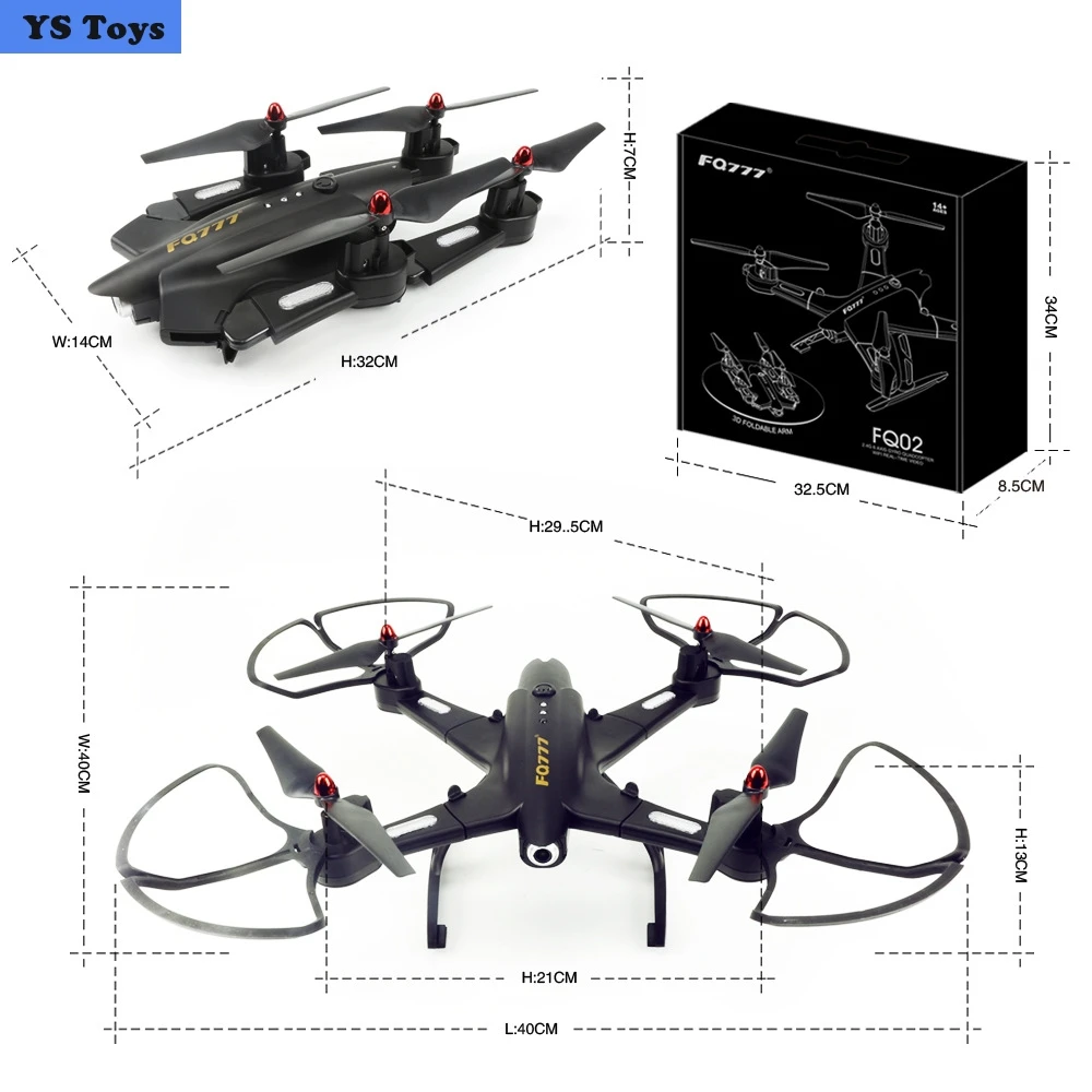 2.0MP wifi FPV HD камера RC Дрон 2,4G складной селфи Квадрокоптер высота Удержание авто возврат Безголовый режим вертолет