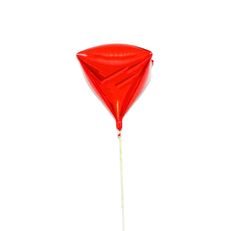 1 шт. Алмазный воздушный шар розовое золото серебро 22 дюйма воздушный шар из фольги 4D Алмазная помолвка Свадебная вечеринка украшение мяч для взрослых поставка - Цвет: Red