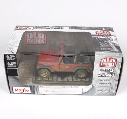 Maisto 1:27 Jeep Wrangler Rubicon литая модель автомобиля, игрушка для детей, подарки, новинка в коробке