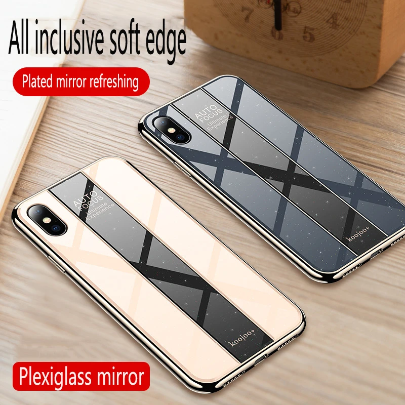 

Luxury car iPhoneXSmax Porsche glass phone case for Apple 6Splus/7/8plus/iPhoneXR plating soft edge tpu protection cover