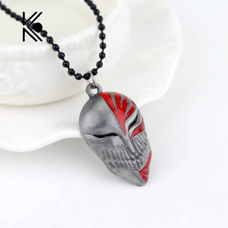 Hot Anime Trinket Bleach Kurosaki Mask Jewelry Bleach Necklace Metal