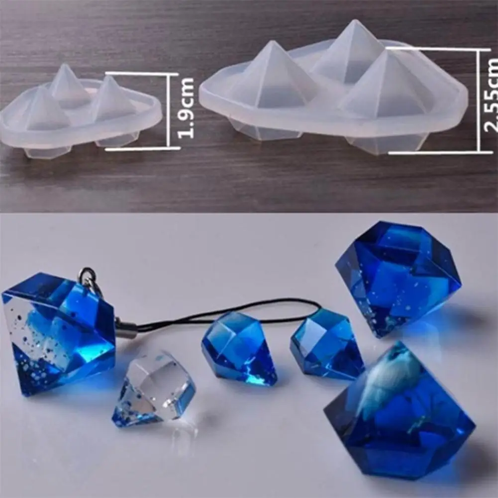 

Diamond Shape Silicone Mold Jewelry Making DIY Resin Casting Craft Mould Tool trendy