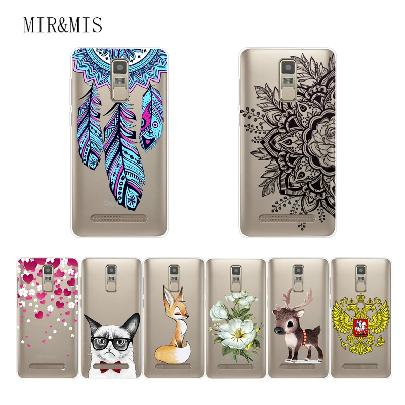 

For Prestigio Muze B5 5.2 Inch Phone Case Silicone Back Cover Protective Printed Funda Case For Prestigio Muze B5 Psp5520 Duo