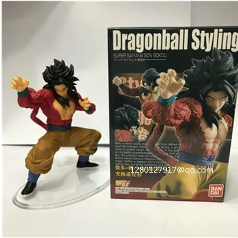 Аниме Драконий жемчуг GT Beyond three Son Goku Super Saiyan 4 Стайлинг ПВХ экшн-фигурка