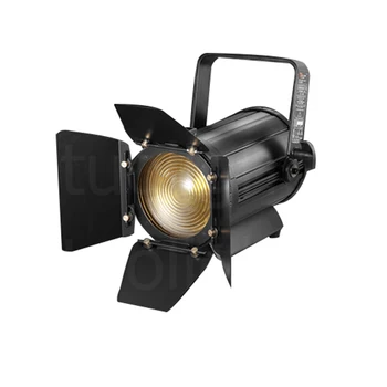 

E-2pcs -12pcs 100W LED Theater Fresnel Light DMX With Zoom WW/CW 2 in1 Studio small Led Profile Light