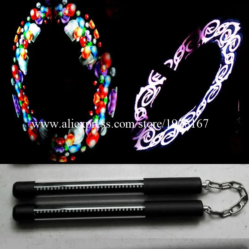 Full Color 30 Pixels Led Poi LED Nunchakus DIY
