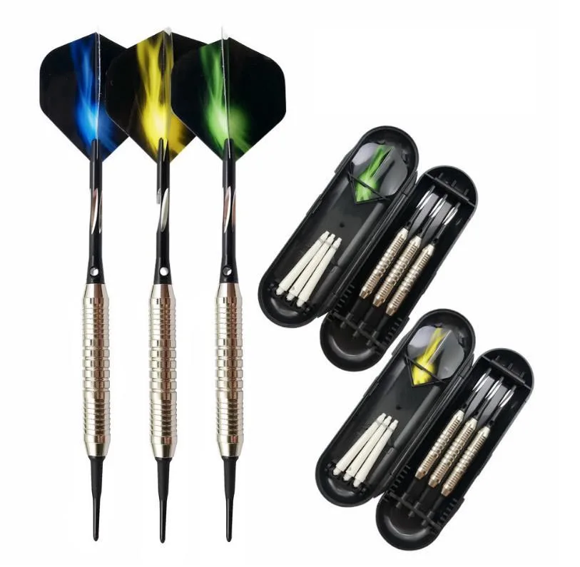 

New style C soft dart Flights Multiple Styles Colorful 3PCS PET Darts Flights Newly Dart Accessories with box Nice Dart Flights