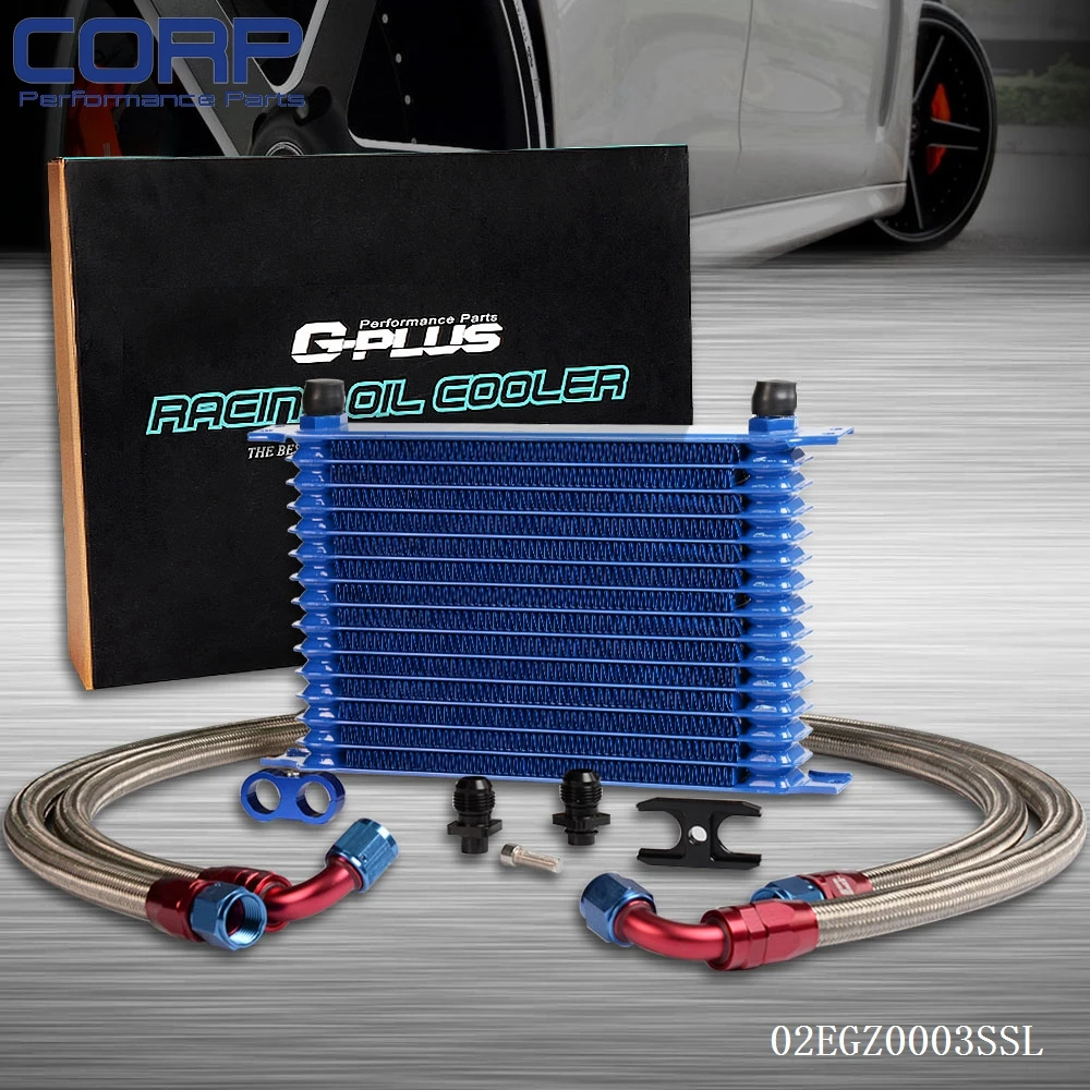 15 Row Oil Cooler Kit For BMW E36/E46 M3 135/E90 335/640/740 X1/Z4