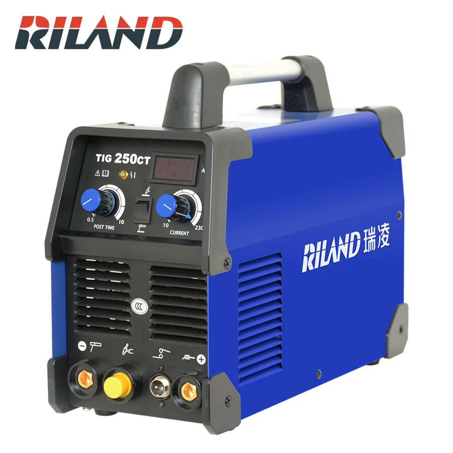 Riland TIG Цифровой инвертор сварочный аппарат мини 220 В портативный DC IGBT