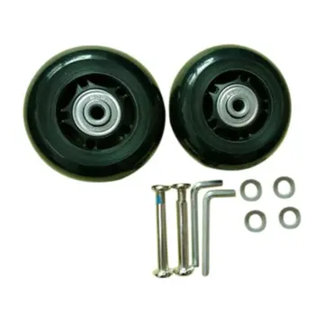 

2 Set Luggage Suitcase Replacement Wheels Axles and Wrench Repair set OD 68mm