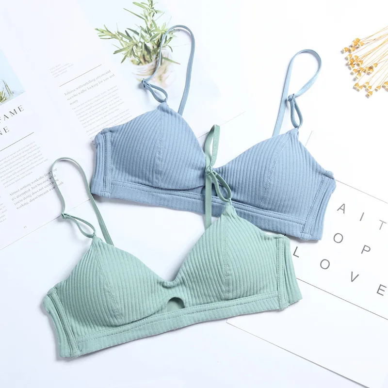 

Sexy Bra Push Up Soutien Feminino Cotton Padded Bra Soutien Gorge Sans Armatures Ropa Mujer 2019 Summer High Quality Solid