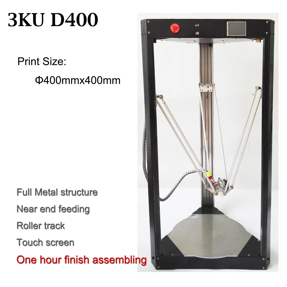 Aliexpress.com : Buy 2018 Full Metal big Delta 3d Printer for industry ... - 2018 Full Metal Big Delta 3D Printer For InDustry Use Half AssembleD Near Distance Extrusion MOQ