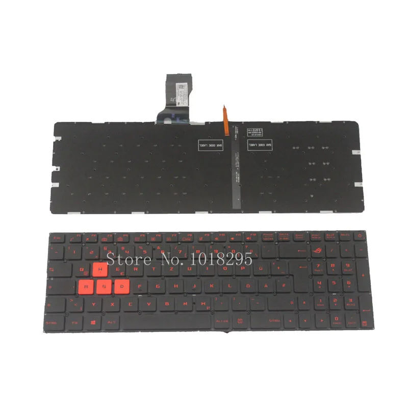 Новая немецкая клавиатура для ноутбуков Asus GL502VT ROG GL502 GL502VM с подсветкой GR|keyboard for