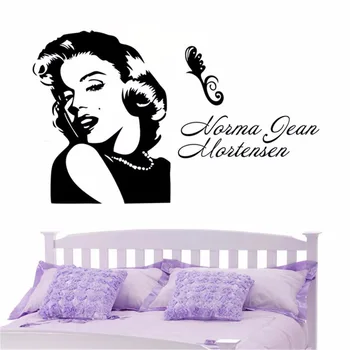 

Marilyn Monroe Famous Pop Star Wall ART Sticker Vinyl Transfer Decal Window Door Home Room Stencil Mural Decor