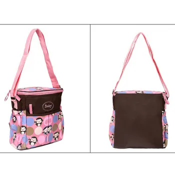 

Diaper Baby Stroller Organizer Hanging Nappy Bag Mummy Maternity Bag Brand Travel Backpack for Baby Care Insulation Bottle Bag#4