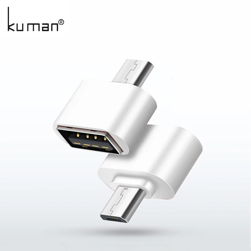 Кавау Micro usb-адаптер для MicroUSB Кабельный адаптер-переходник для флешки, usb флеш-карта Drive к телефону Мышь клавиатура OTG