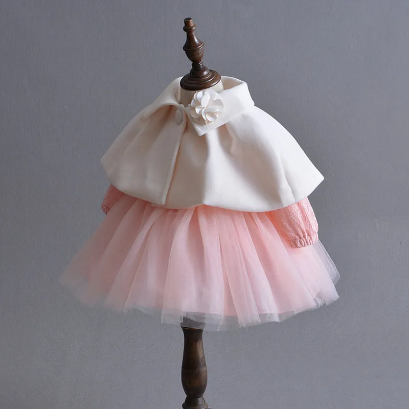 

Carnival Baby Girl First Birthday Dress 1 Years Newborn Custom Christening Gowns Long Sleeve Party Outfit Vestido De Batizado