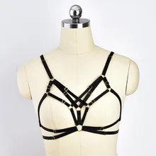 Женский бюстгальтер в стиле панк с клеткой, сексуальный укороченный топ, нижнее белье в готическом стиле, бондаж одежда в стиле Рейв, корсет, пояс, фетиш, полюс, танцевальный комбинезон