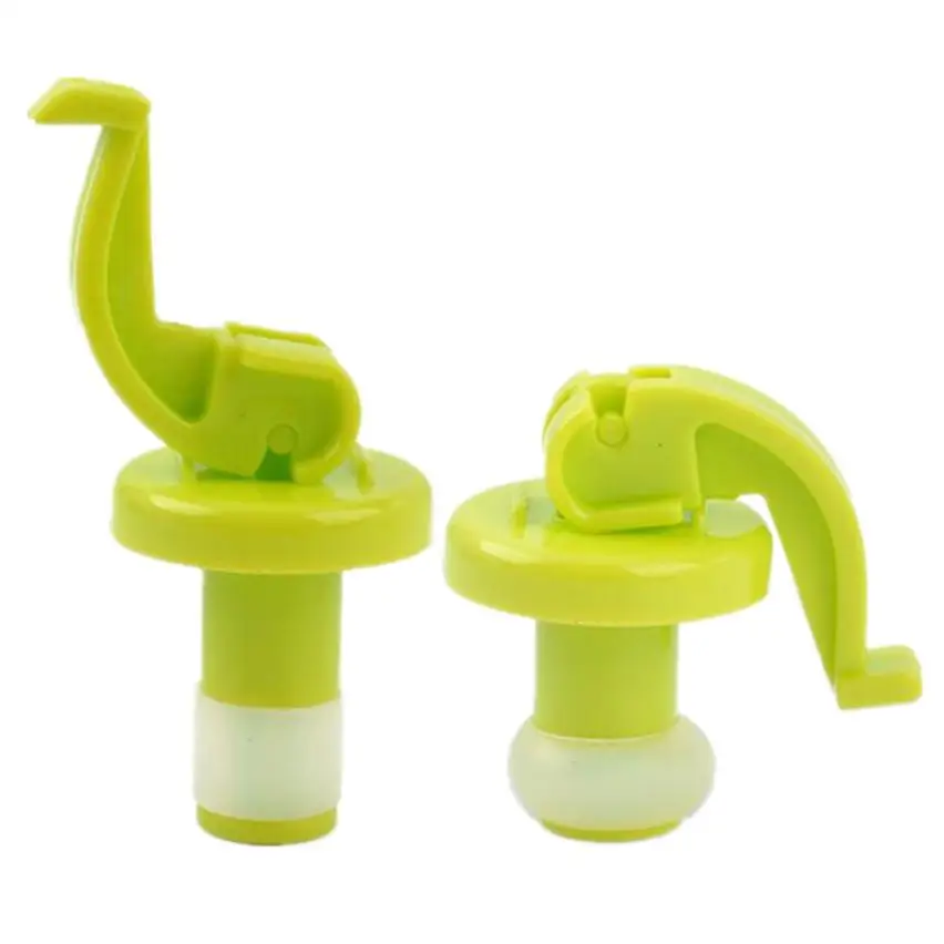 

Portable 2Pcs Reusable Wine Bottle Stopper And Beverage Bottle Stoppers Wine Stopper suitable for all bottle types