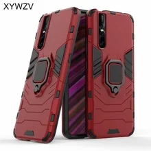 Vivo V15 Pro Case Shockproof Cover Hard PC Armor Metal Finger Ring Holder Phone Case For Vivo V15 Pro Cover For Vivo V15 Pro
