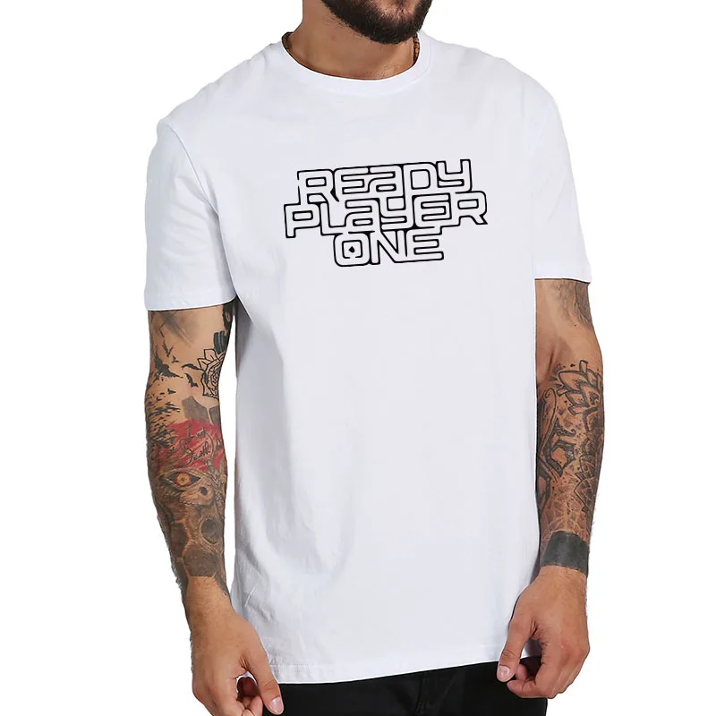 Mayma nueva llegada camiseta ocasional 2018 Spielberg Ready jugador un verano Camiseta Hombre fresco innovador algodón camisas ee.uu. tamaño