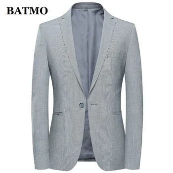 

Batmo 2019 new arrival spring high quality casual thin blazer men,men's suits jackets ,casual jackets men plus-size M-4XL 7927