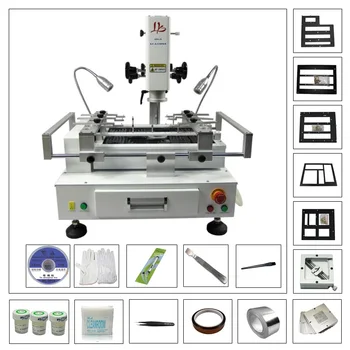 

HOT air BGA soldering rework station R690 V.2 welding machine with 80mm 90mm stencils game console bga kit pack