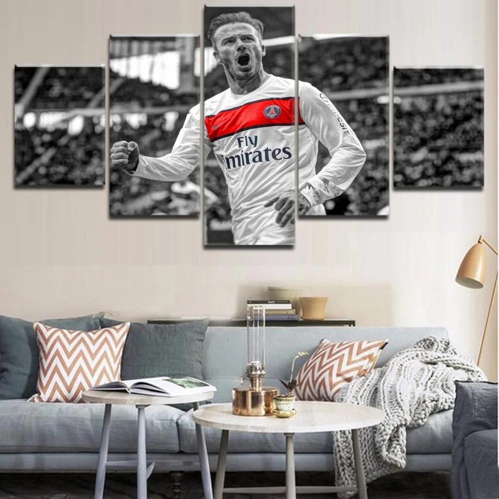 

Top-Rated Canvas Printing Framework Modern Type Soccer Player Character Painting Wall Art For Decorative Bedroom Living Room