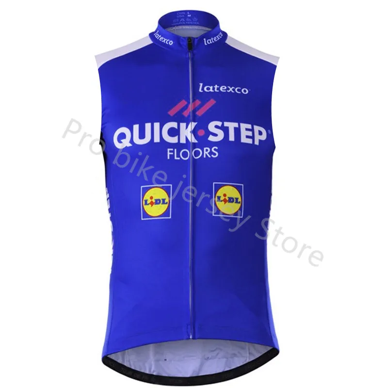 

Quick step 2019 summer Breathable sleeveless cycling jersey MTB Pro team Racing cycling clothing Ropa Ciclismo Uniformes A28
