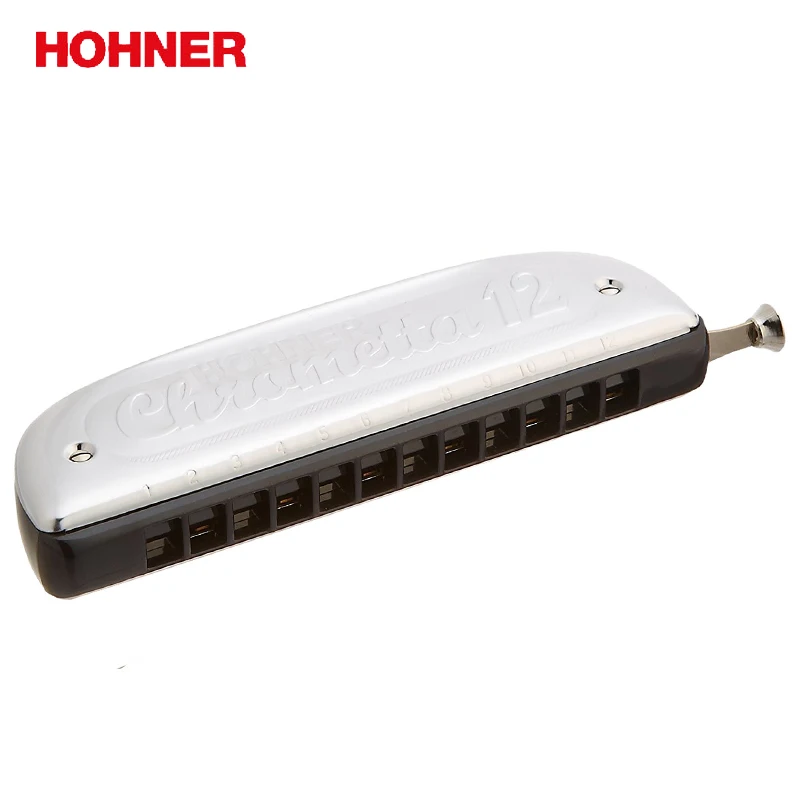 Hohner 255 Chrometta 12 отверстий Хроматические 12 гармоник, Ключ C Major