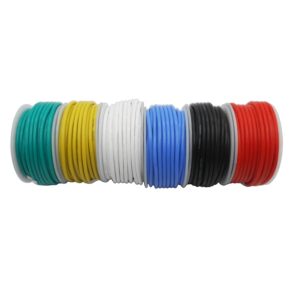 10 м 16 AWG гибкий силиконовый провод RC кабель OD 3 0 мм линия 6 цветов на выбор с