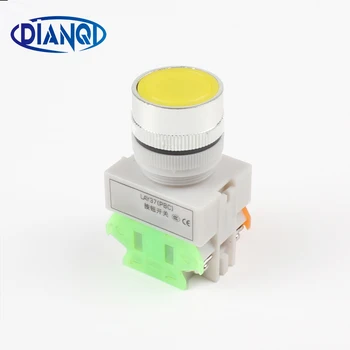 

lay7 lay37 11bn LAY7-11bn lay37-11bn Yellow 1NO1NC Momentary self-Reset Push Button Switch PBC high quality