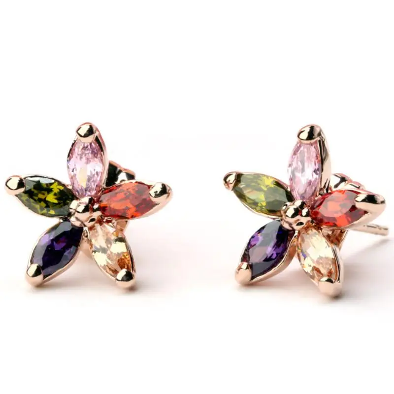 

2019 new arrival fashion flower stud earring from women jewelry e4460