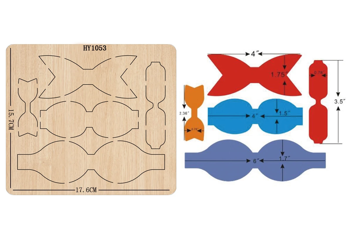 

bow cutting dies 2019 new die cut &wooden dies Suitable for common die cutting machines on the market