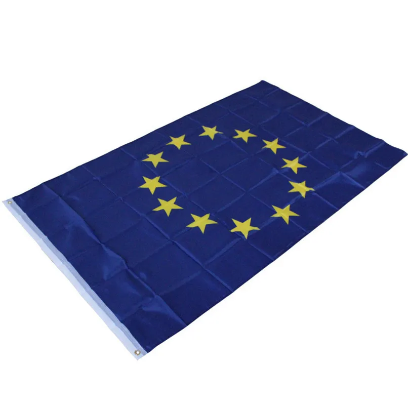 Флаг Евросоюза флаг Европейского союза 3 фута x 5 футов полиэстер наружные сувениры около 90x150 см/3 фута x 5 футов #2P12