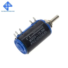 WXD3-13-2W 100 200 220 470 680 ohm 1 k 2.2 k 3.3 k 4.7 k 5.6 k 6.8 k 10 k 22 k 33 k 47 k 100 k ohm wirewound potenciômetro