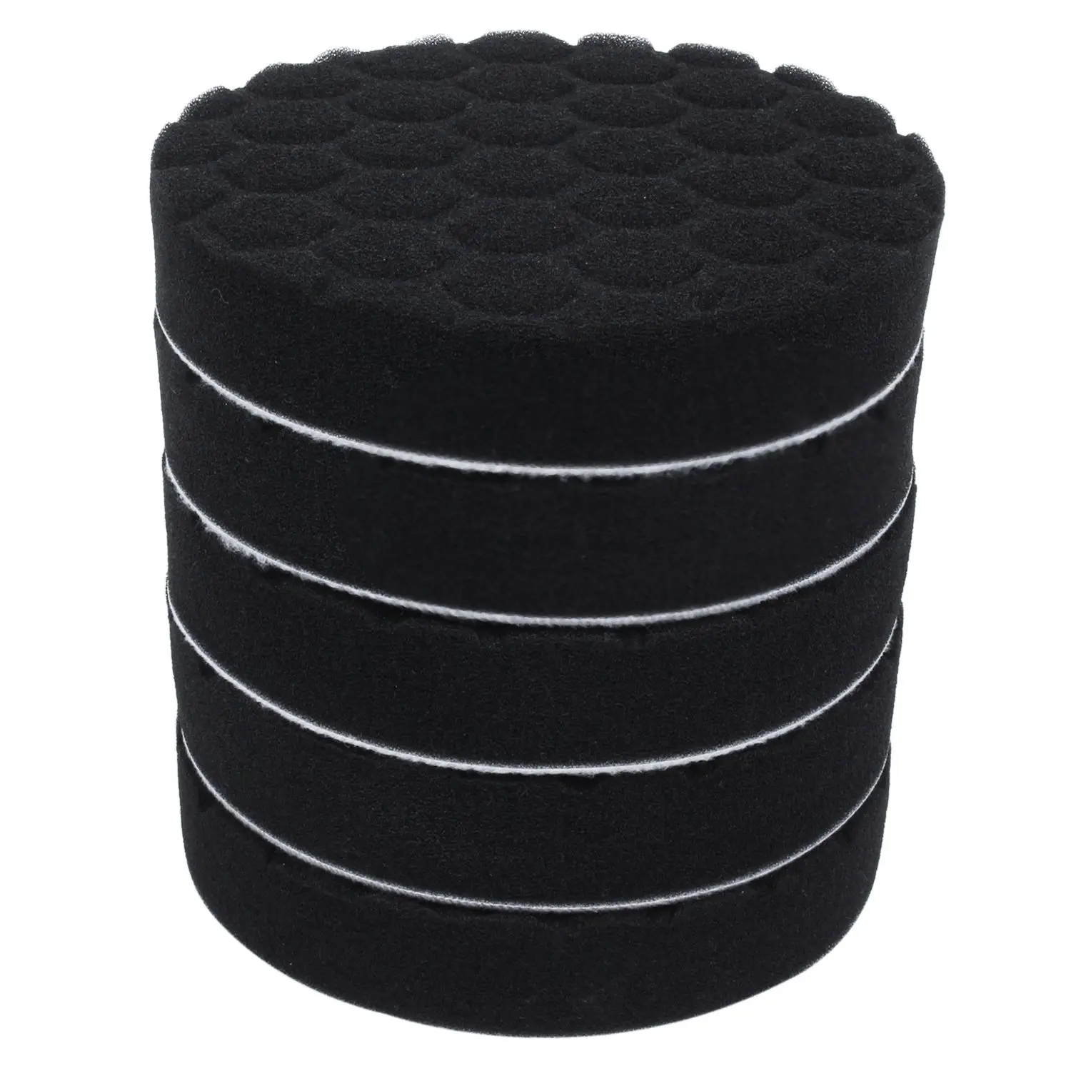 

6inch (150mm) Polishing Pad Dual Action Polishing Pad Sponge Buff Polishing Pad Kits For Car Polisher Pack of 5Pcs