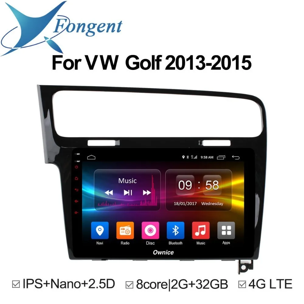 ل VW Golf 7 2014 سيارة راديو الترفيه PC الروبوت AutoRadio ستيريو الوسائط المتعددة السيارة الذكية DVD GPS الملاح