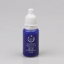 2 шт синие перманентные чернила для макияжа для бровей губ макияж татуировки набор 15 мл/бутылка пигмент «Biotouch»